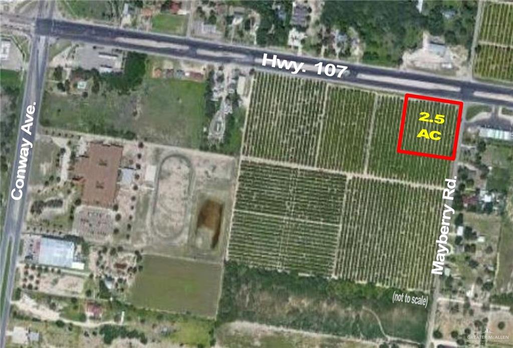 Photo 1 of 2.35 AC Hwy 107 & Mayberry Road, McAllen